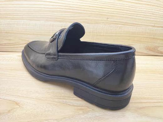 豪行13316538牛皮时尚商务皮鞋男士单鞋乐福鞋一脚蹬 商品图2