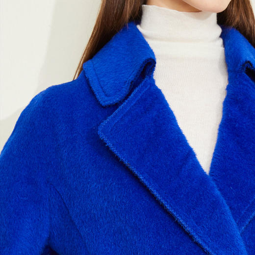 LH9L5斯尔丽双面呢中长大衣 商品图4