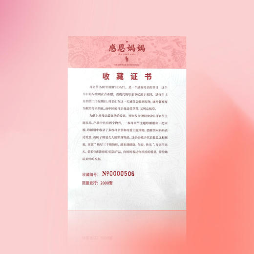 感恩妈妈珍邮礼盒套装 含精美紫檀木梳子 商品图10