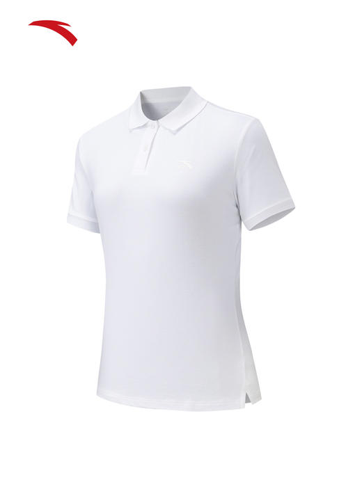 安踏大师POLO丨正肩商务短袖女夏季新款透气休闲T恤上衣162628113 商品图1