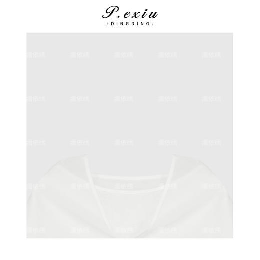 03-2潘依绣丁丁宠粉法式小围巾领两件套上衣Q93911 商品图2