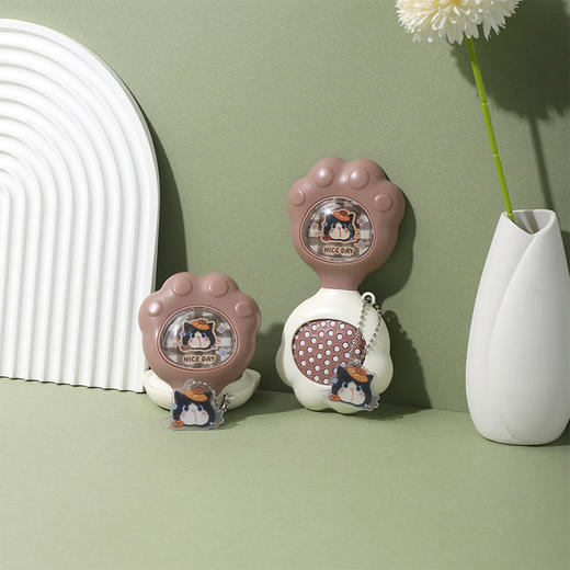 【积分兑】奶牛猫折叠镜梳梳子-纪念日百货门店同款168997764 商品图2