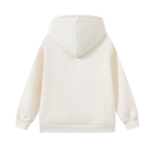 【MQD】【马年限定】童装女童新年连帽卫衣冬季加绒儿童卡通拜年服 商品图3