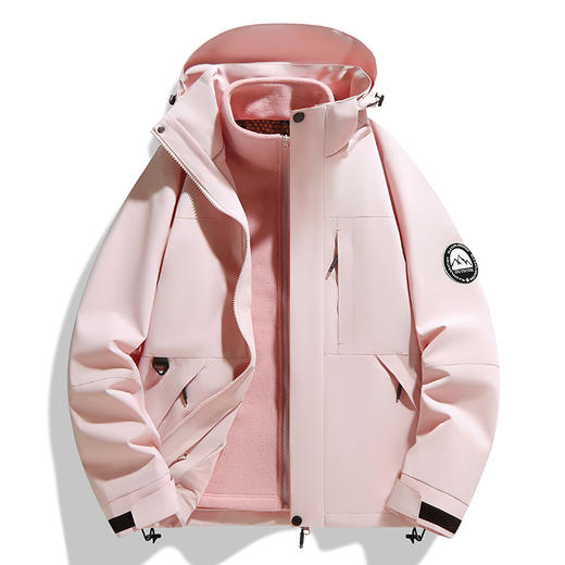 JEEP SPIRIT三合一冲锋外套，纳米技术升级仿荷叶式面料，男女同款时尚百搭 商品图1