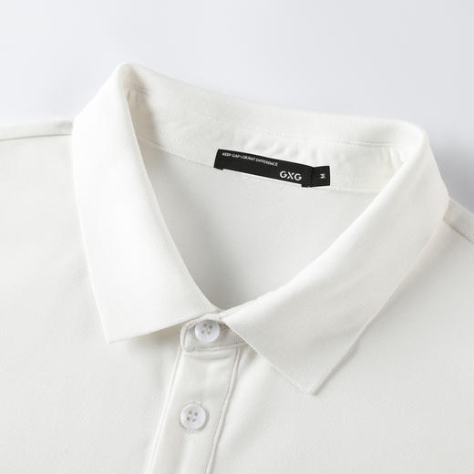 GXG男装【含桑蚕丝】26夏季精致立体刺绣凉感透气男式短袖POLO衫K&C 商品图4