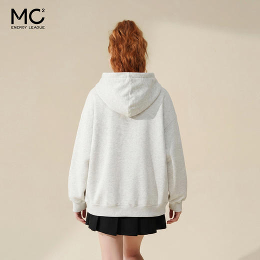 女装撞色连帽双帽绳卫衣开衫-6862W5232024 商品图3