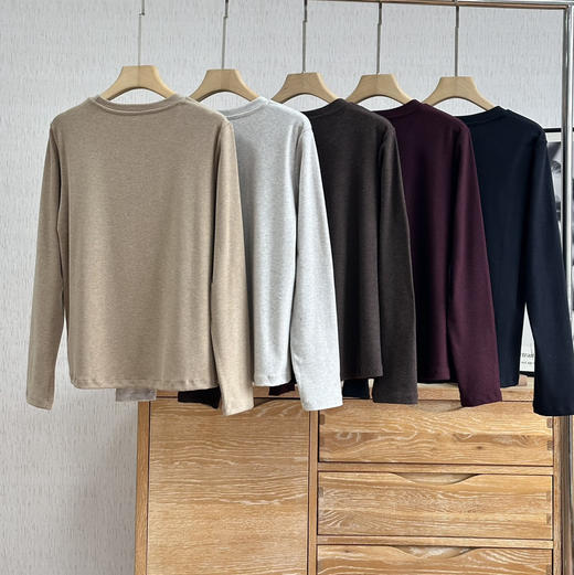 原厂出货的拉夫劳伦磨毛打底T恤030503 商品图4