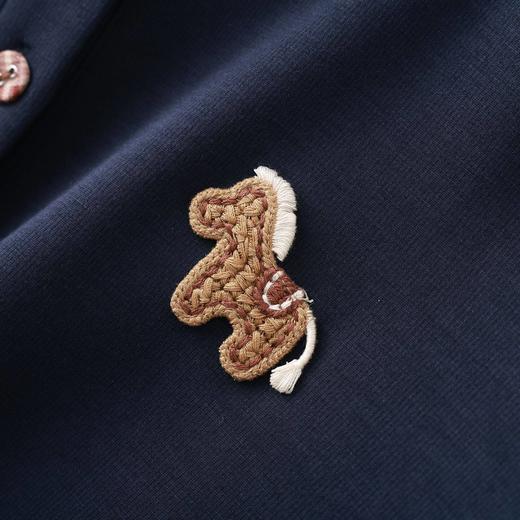 「高货wl」全新升级【铂金会员321/天猫429/差价108】(99125)洛诗琳2026春季气质连帽小马刺绣卫衣直筒休闲裤两件套 商品图4