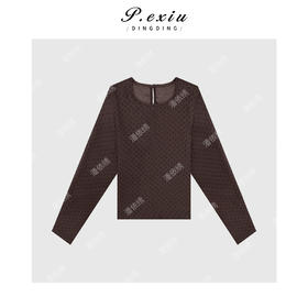 03-2潘依绣丁丁宠粉韩系波点系带圆领长袖衬衫Q1330