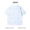 T4170SDSA夏季高级感新款男士渐变压花设计短袖T恤时尚圆领休闲上衣 商品缩略图5
