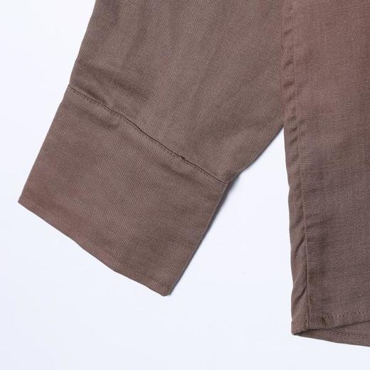 29742SDSA男装2026新款高贵轻奢韩版简约刺绣衬衫宽松休闲简约长袖衬衣 商品图3