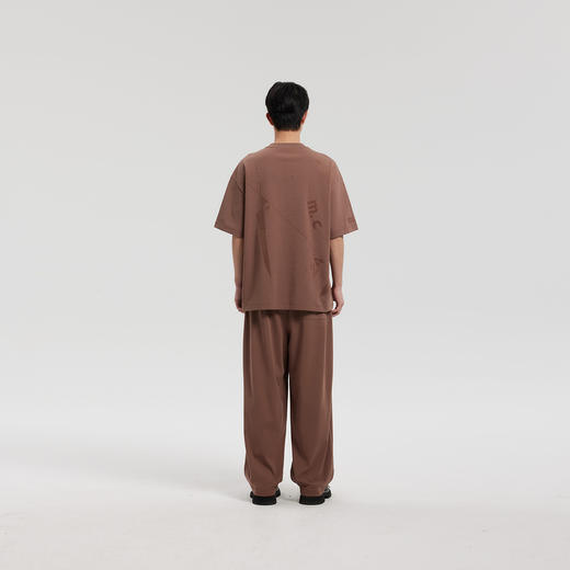 MODE COMMUTER | MC针织螺纹混纺简约阔腿型针织长裤 商品图1