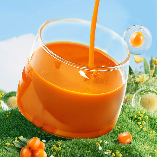 【沙棘原浆 500ml*4，大袋实惠更划算】福牌沙棘原浆500ml*4袋 商品图4