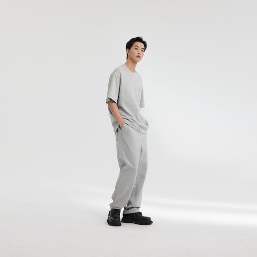 MODE COMMUTER | MC精梳棉针织撞色线贴袋圆领短袖T恤 商品图2