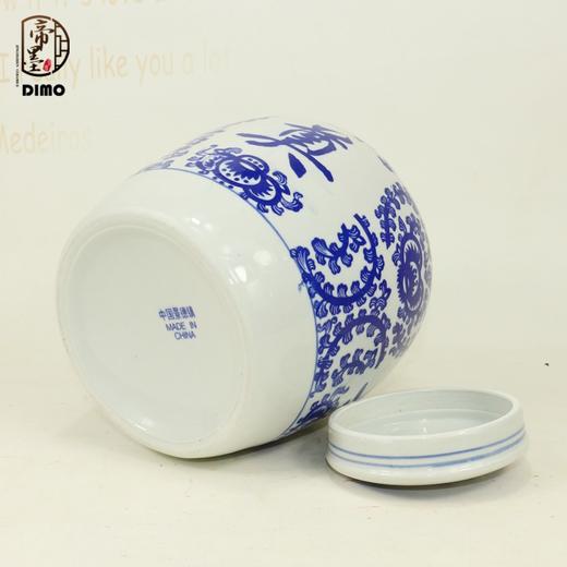 景德镇陶瓷骨灰坛青花瓷器骨灰盒丧葬用品殡仪馆奠字骨灰坛 商品图3