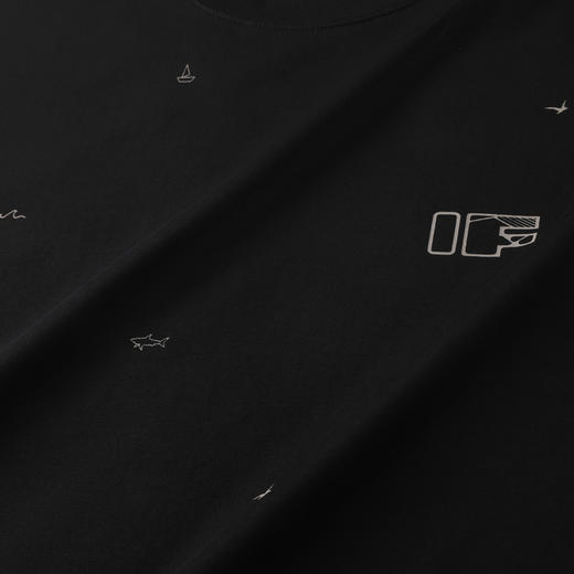 GXG男装【100%棉】26夏季时尚潮流元素舒适圆领休闲男式短袖T恤K&C 商品图3