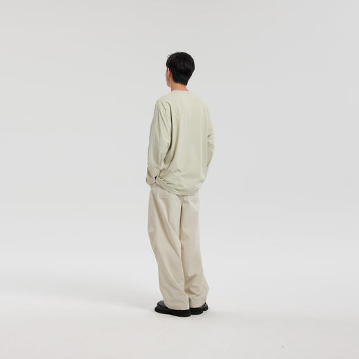 MODE COMMUTER | MC速干针织排汗轻量速干字母印花长袖T恤 商品图3