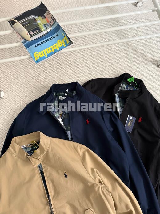 拉夫劳伦男装 经典款斜纹布半高领外套夹克 商品图3