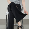 【春夏款！莫代尔-微喇裤】逸阳春季新款初夏高腰垂感直筒休闲喇叭裤子5735 商品缩略图5
