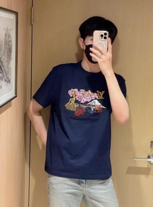 驴家25ss联名雪景刺绣短袖T恤（DY） 商品图2