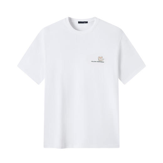 GXG男装【100%棉】26夏季童趣太空柴犬卡通动漫男式圆领短袖T恤K&C 商品图2