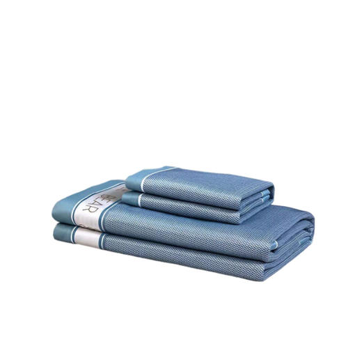 【沁爽润肤❗️夏季碳光冰丝凉席】降温冰丝面料，自适应恒温，凉而不冰！夏季床笠抗jun可机洗夏天冰藤席空调软席子三件套L 商品图4