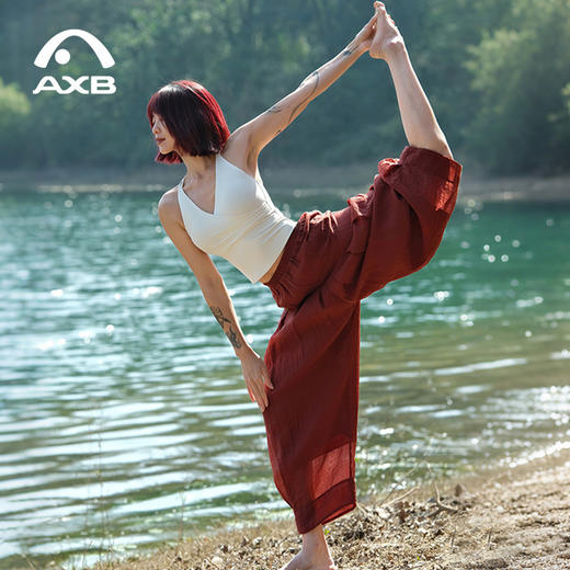 爱暇步瑜伽服女2026春新款绝美瑜伽背心带胸垫普拉提运动上衣吊带 商品图4