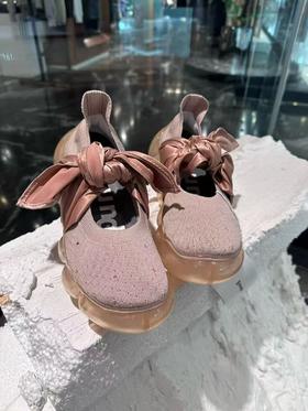 女款蝴蝶结绑带休闲鞋fe