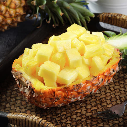 【海南金钻凤梨】 果肉饱满 香甜多汁 每一口都是满满果肉 商品图2