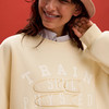 CryingCenter联名bofc 加绒毛毡TRAIN做旧复古圆领卫衣 商品缩略图1