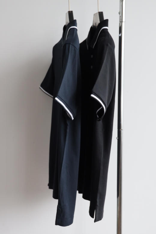 小起鹅 元单 丝光撞色翻领短袖POLO衫  TX588 商品图5