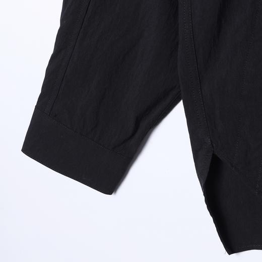 SDSA男装2026新款高贵轻奢设计感衬衫宽松不规则下摆长袖衬衣百搭 商品图3