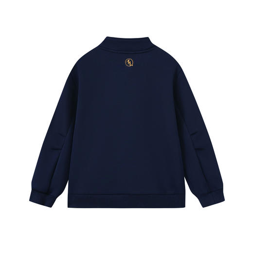 【MQD】童装男大童冬新款儿童立领加厚保暖上衣百搭奥粒绒加厚卫衣 商品图2