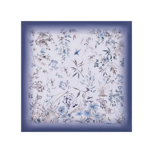 万事利双面印花小方巾-兰竹词 商品图4