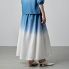 【林栖设计小店】手工钩花|丝棉蓝白渐变优雅百搭2026春新款绣花半身裙T1961278 商品缩略图6