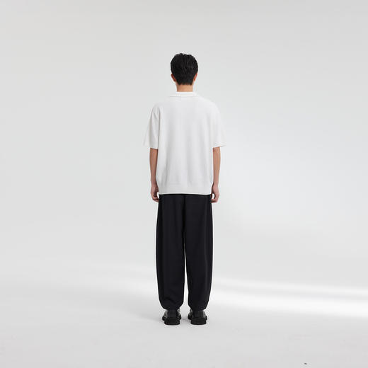 MODE COMMUTER | MC锦纶混纺全松紧腰亲肤斜纹宽松O型梭织长裤 商品图4