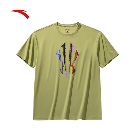 安踏凯里·欧文系列丨冰丝运动短袖男女同款夏季宽松t恤172621109 商品图2