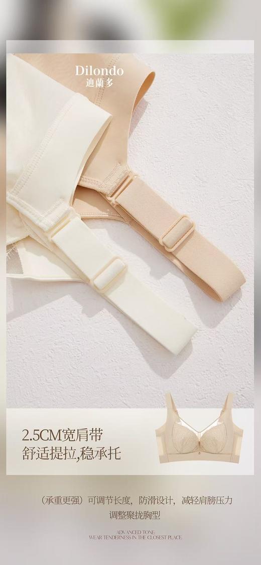 迪兰多夹棉面膜调整型全包裹轻薄杯大胸显小2118479 商品图6