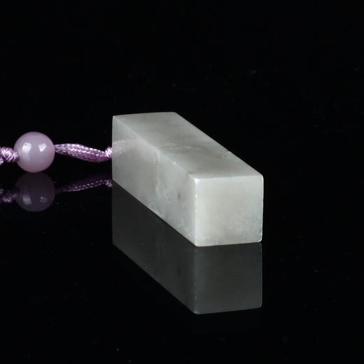 孤品17894昌化冻石博古小方章硬笔小章书法用章石1.3*1.3*5.9cm 商品图3