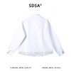 SDSA男装2026新款高贵轻奢假两件立领夹克宽松条纹拼接外套休闲款 商品缩略图4