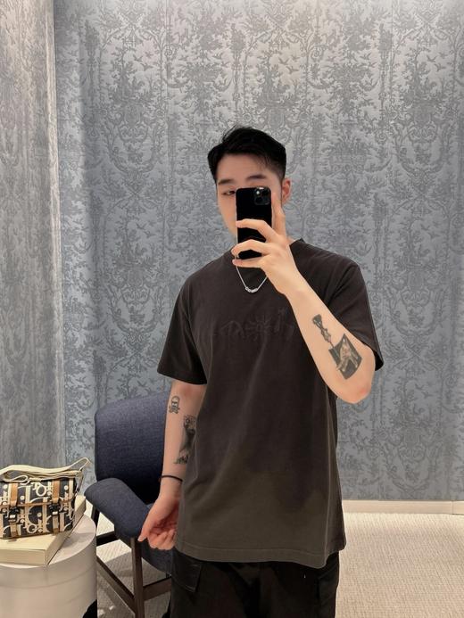 迪奥  25SS字母标识刺绣短袖T恤 黑色 男女同款（DY） 商品图0