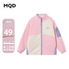 【MQD】童装女大童26春季新款儿童学院风拼接甜美摇粒绒防风立领外套 商品缩略图0