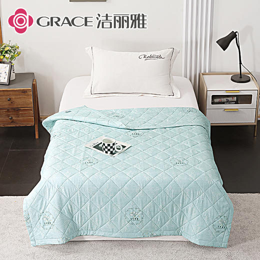 洁丽雅（Grace)春忆彩.艾草亲柔夏被 商品图0