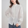 风琴褶长袖花边领法式气质上衣 商品缩略图3