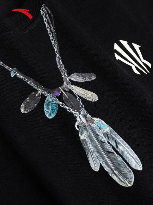 安踏凯里·欧文系列丨纯棉潮流美式短袖男女同款运动t恤172621106 商品图2