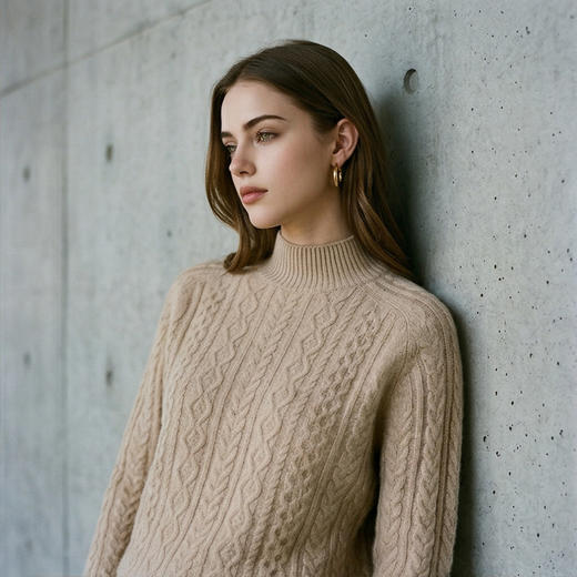 PALUOPO/PL半高领女衫ET20067R-B/约重340g帕罗 商品图14