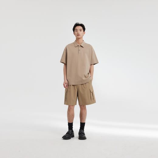 MODE COMMUTER | MC匹马棉微阔简约翻领短袖POLO 商品图3