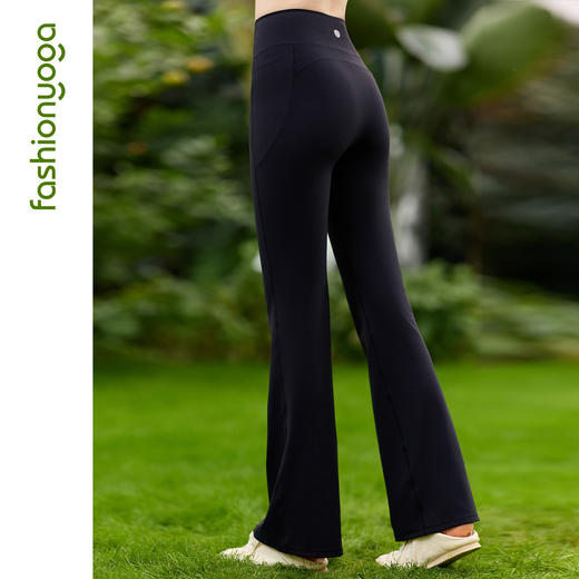 凡圣瑜伽无裆线带兜喇叭长裤 FC16908W 商品图5