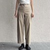 雀说标准版型桶形棉质九分裤直筒裤2025秋季新品WAL 商品缩略图0
