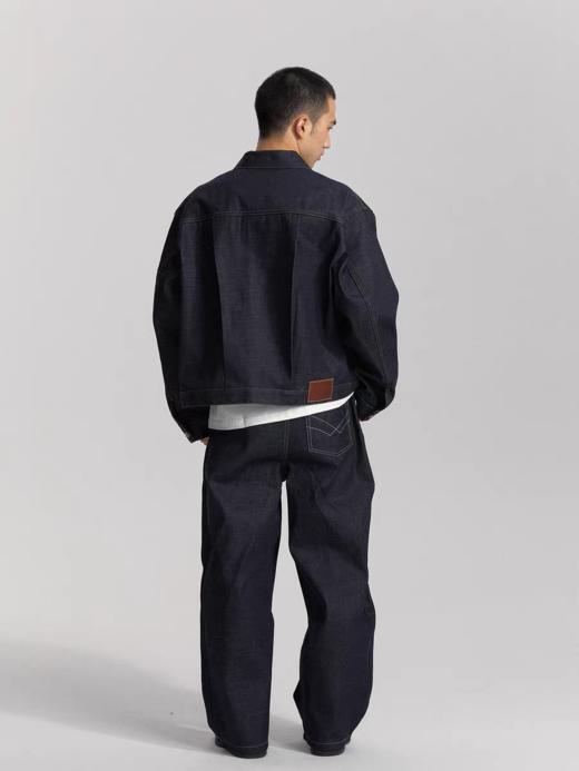 GYOZA PASTA/GP26ss-w01/进口纱线日产五金大战四扣原浆赤耳牛仔夹克外套 商品图1